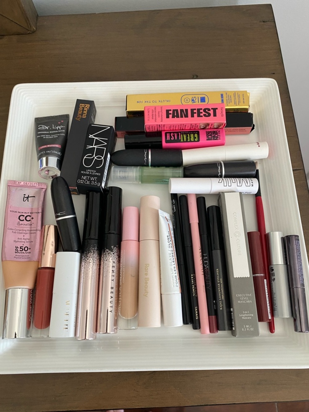 Mixed Women’s Lipstick & Lip Products Set - Neutral Pink, Red & Nude Shades